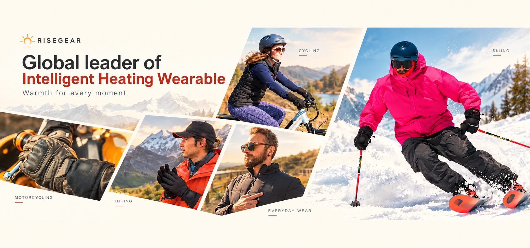 Outdoor activities and heated wearables